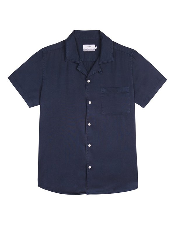 Wax London Fazely Short Sleeve Shirt - Navy Wax London Fazely Short Sleeve Shirt - Navy