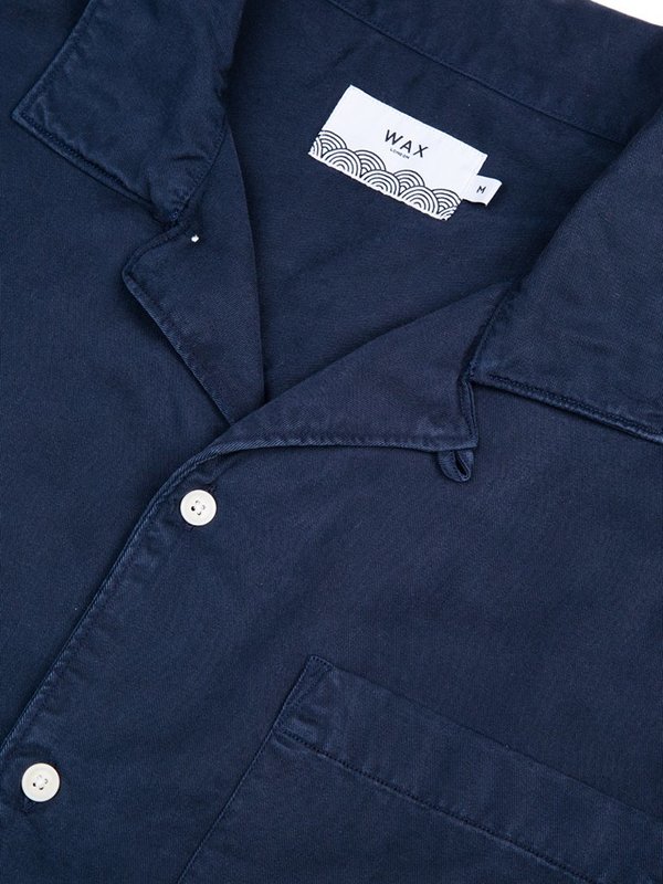 Wax London Fazely Short Sleeve Shirt - Navy Wax London Fazely Short Sleeve Shirt - Navy