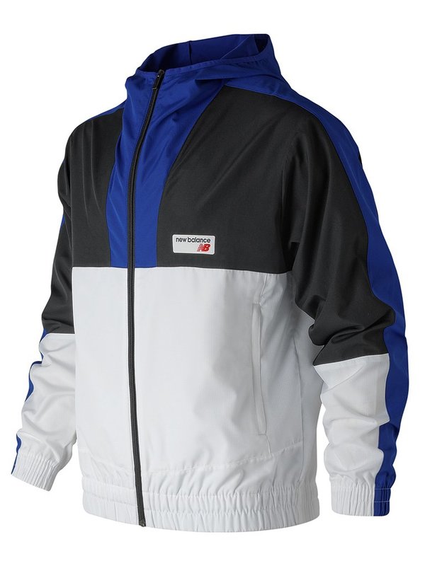 New Balance Team Royal Windbreaker - Black/White New Balance Team Royal Windbreaker - Black/White