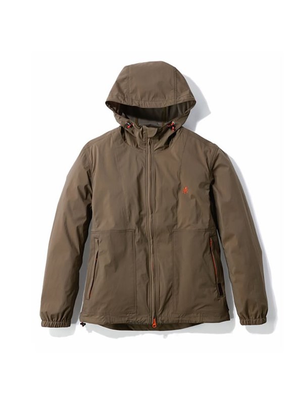 Gramicci Nylon Taslan Packable Hooded Jacket - Khaki Gramicci Nylon Taslan Packable Hooded Jacket - Khaki