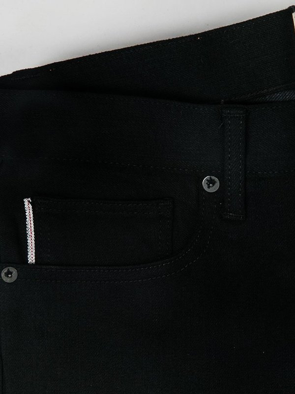 KATO The Pen Slim 10.5oz Raw Stretch Selvedge - Black KATO The Pen Slim 10.5oz Raw Stretch Selvedge - Black