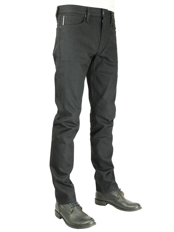 KATO The Pen Slim 10.5oz Raw Stretch Selvedge - Black KATO The Pen Slim 10.5oz Raw Stretch Selvedge - Black
