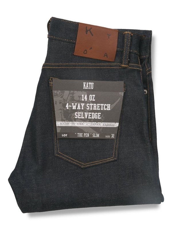 KATO The Pen Slim Raw Stretch Selvedge Jeans KATO The Pen Slim Raw Stretch Selvedge Jeans