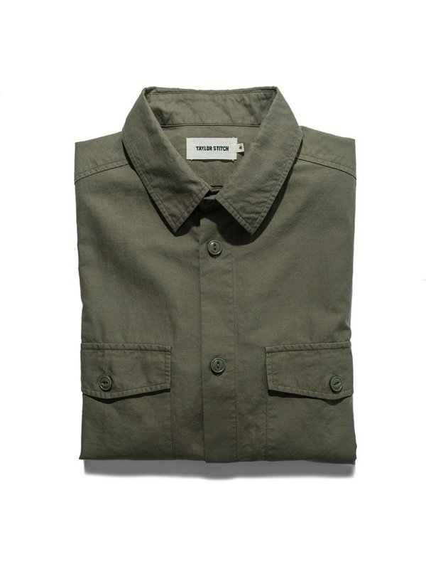 Taylor Stitch The Point Shirt - Army Hemp Taylor Stitch The Point Shirt - Army Hemp