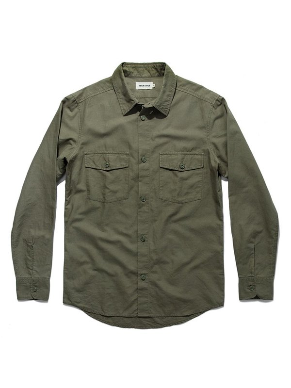 Taylor Stitch The Point Shirt - Army Hemp Taylor Stitch The Point Shirt - Army Hemp