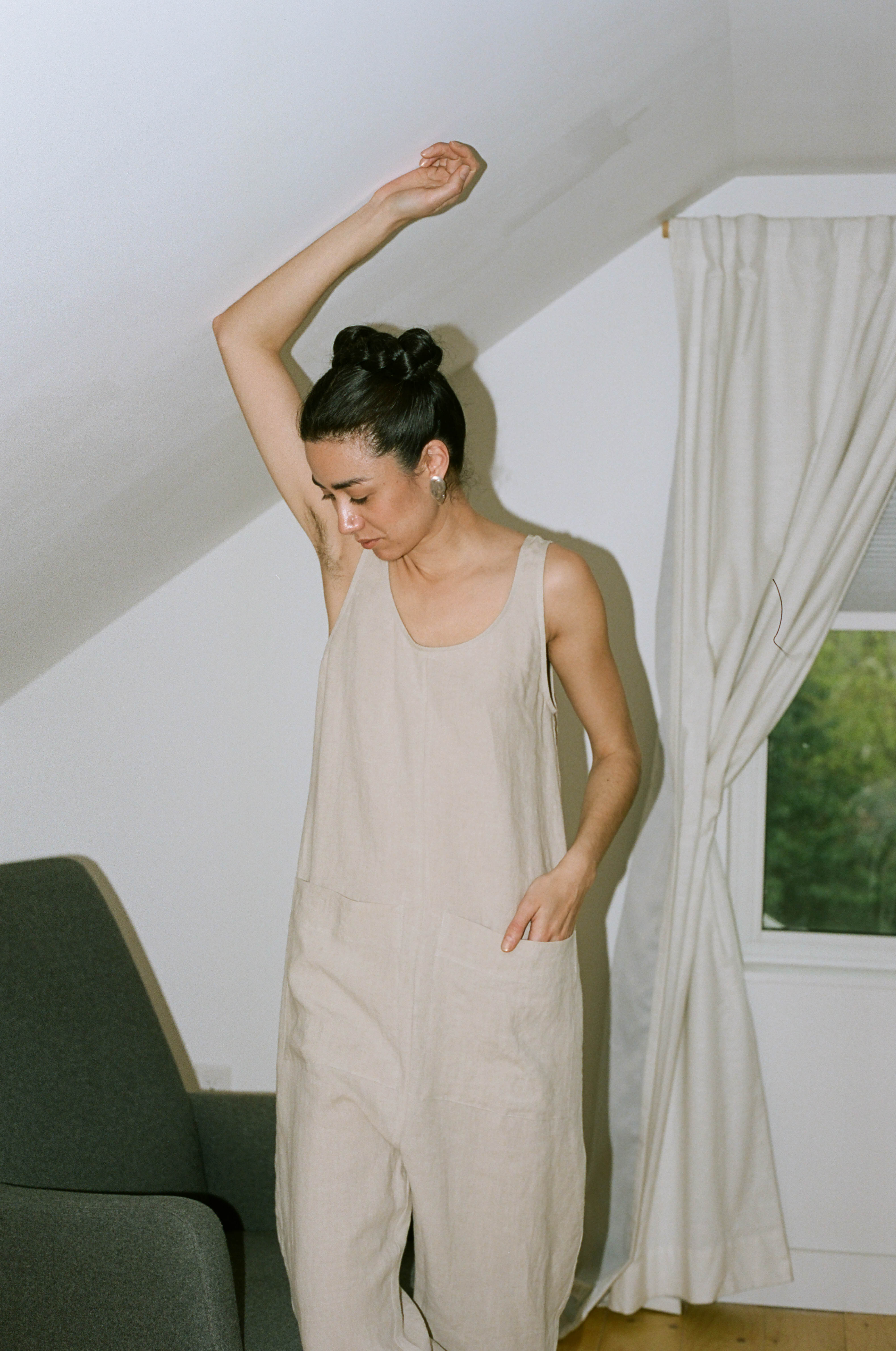 Ilana Kohn Gary Jumpsuit - Oat | Garmentory