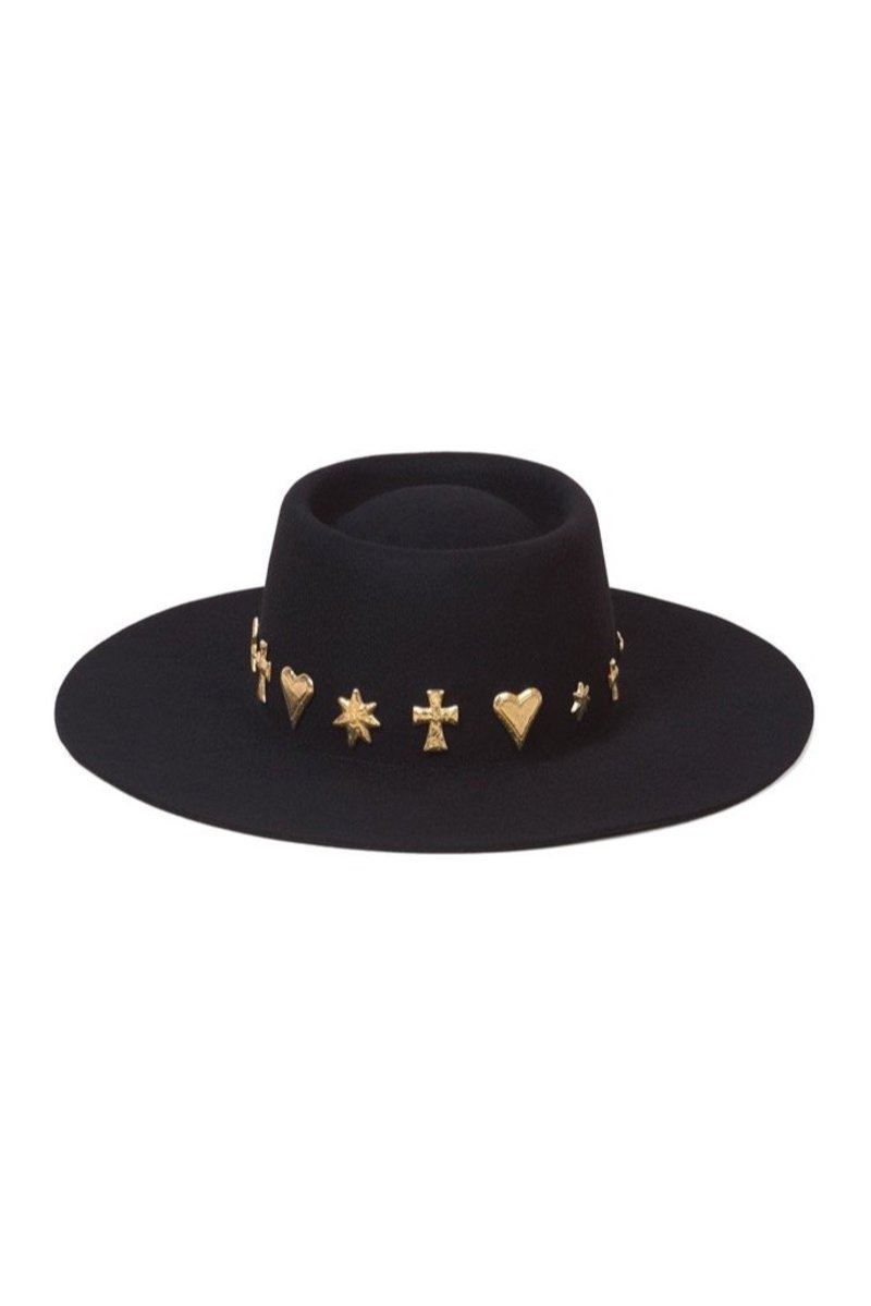 Lack of Color Celestial Boater Hat - Black | Garmentory display picture 1