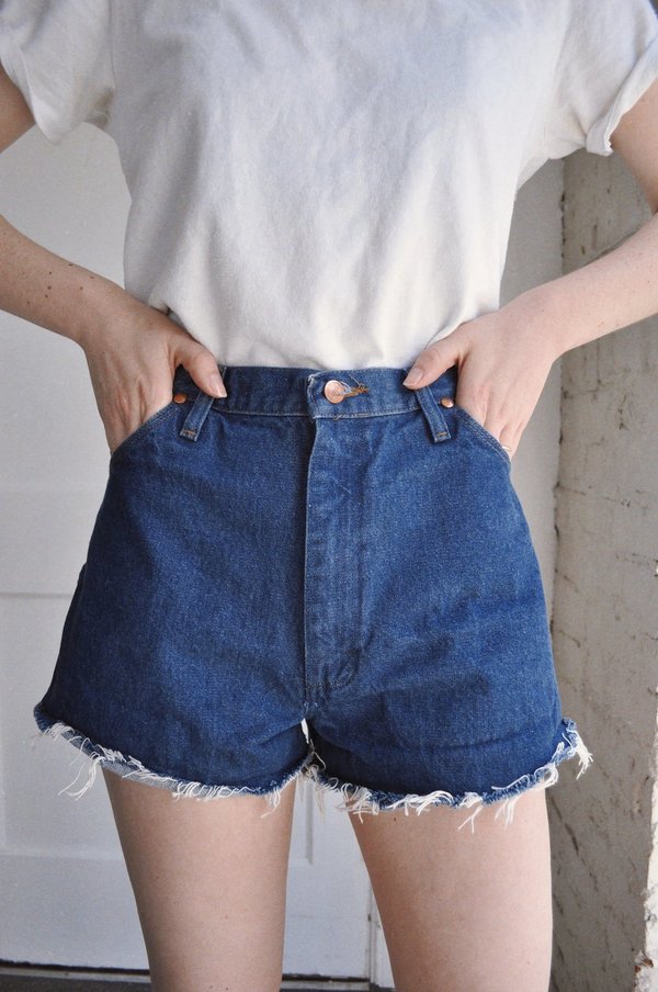 Vintage Wrangler High Rise Cut-Offs 