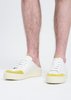 Sunnei Sabot Sneakers - White/Yellow  - Thumbnail 3