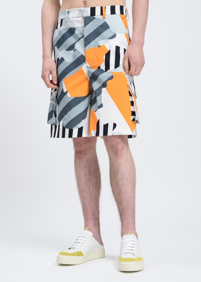 Sunnei Sabot Sneakers - White/Yellow 