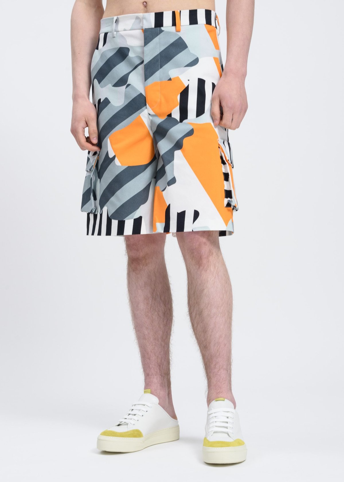 Sunnei Sabot Sneakers - White/Yellow  - Image 6 of 7