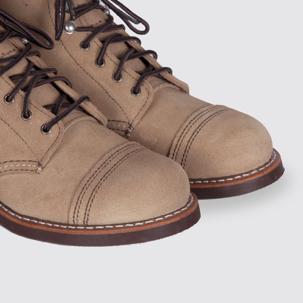 Bottes Red Wing Iron Ranger 3368 Sable Mohave - Taille 7.5B US (38 EU), Daim Beige, Neuves Avec Boîte
