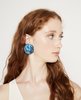 Julie Thévenot Small Reflection Earrings - Electric Blue - Thumbnail 4