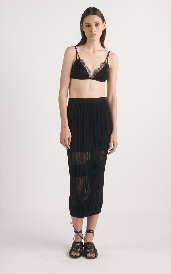 Dion Lee Trace Lace Triangle Bra | Garmentory