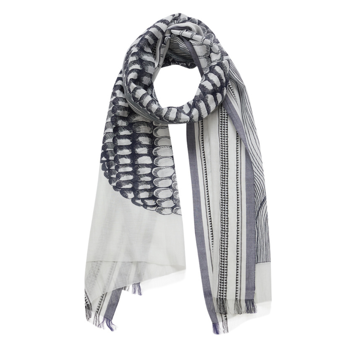 Inouitoosh Pop Scarf - White/Corn - Image 1 of 2