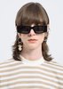 Sunnei Square Sunglasses - Black  - Thumbnail 3