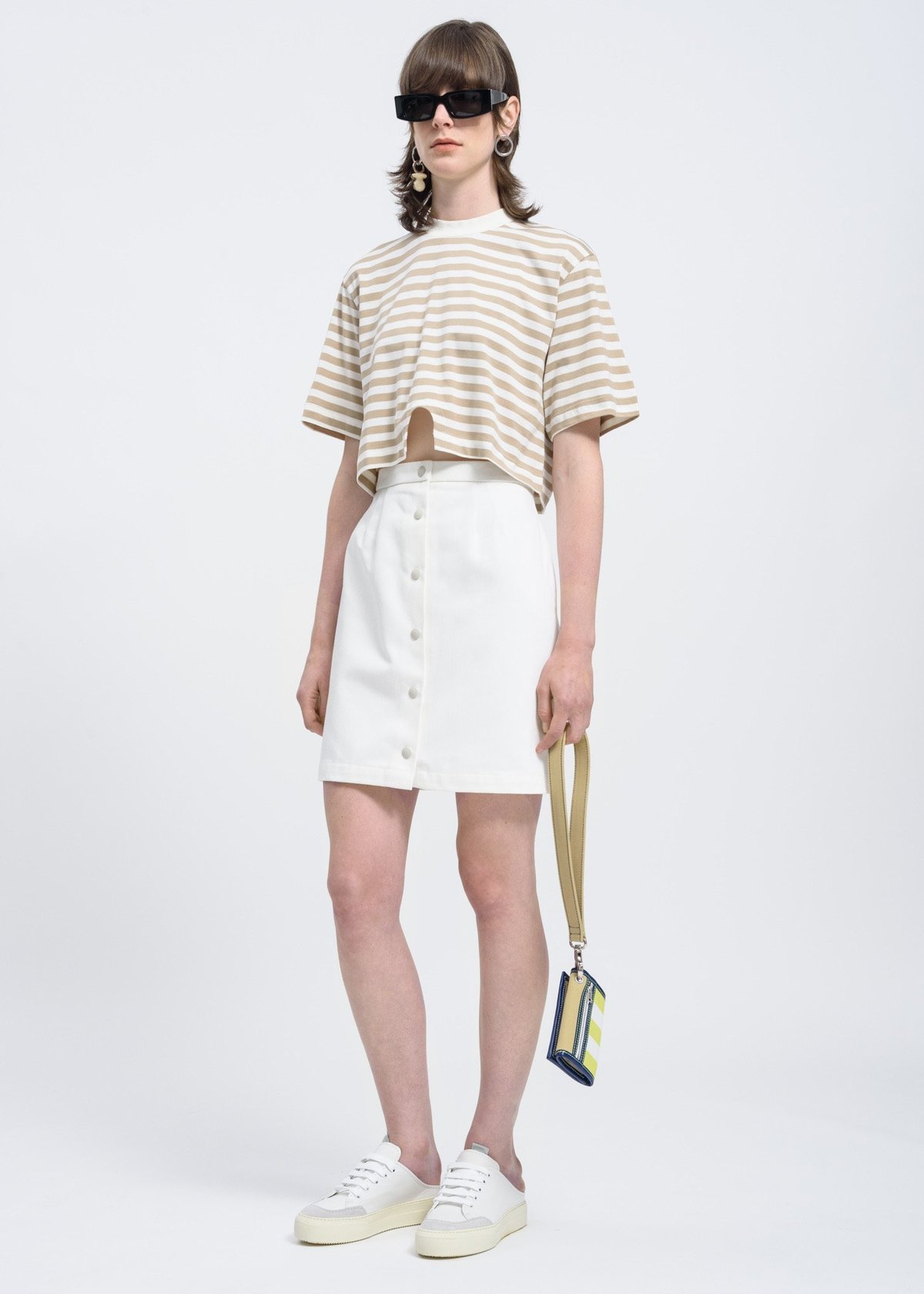 Sunnei Square Sunglasses - Black  - Image 5 of 7