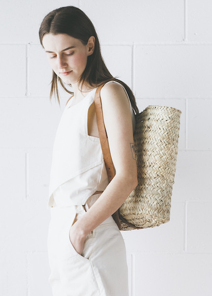 Handwoven French Market Backpack Handwoven French Market Backpack