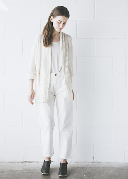 Maiwa - Rajasthan Shirt in Cream Maiwa - Rajasthan Shirt in Cream