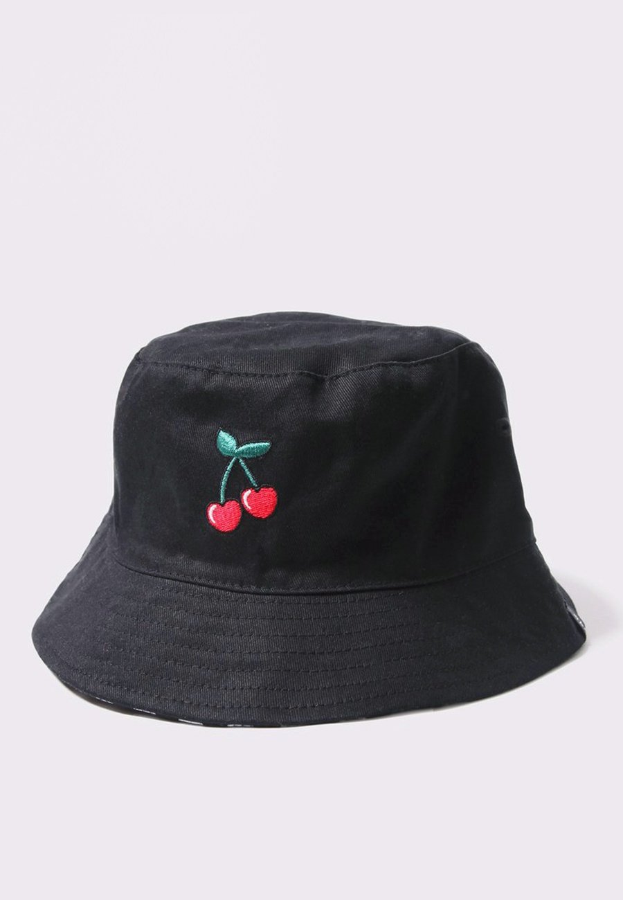 Lazy Oaf Cherry Check Bucket Hat 