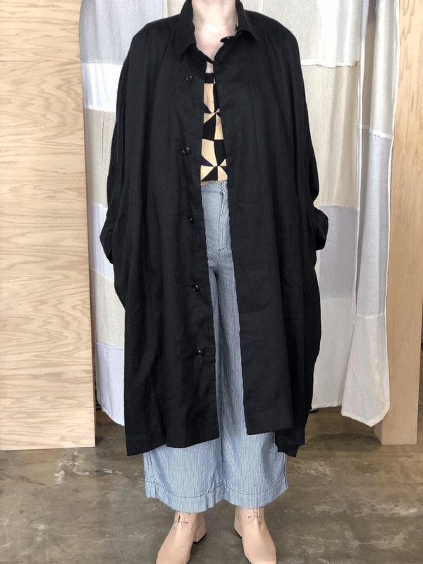 【Monitaly】Batman Coat [M-L] Monitaly Linen Batman Coat | Garmentory