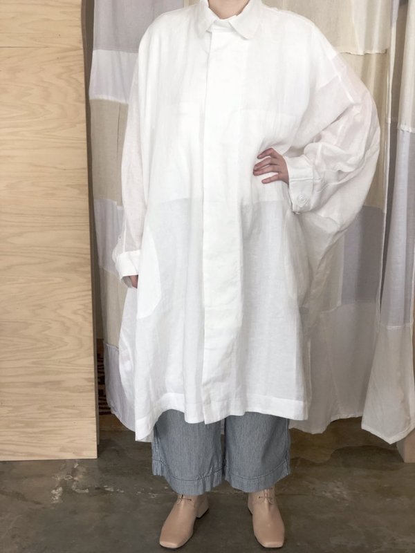 Monitaly Linen Batman Coat | Garmentory