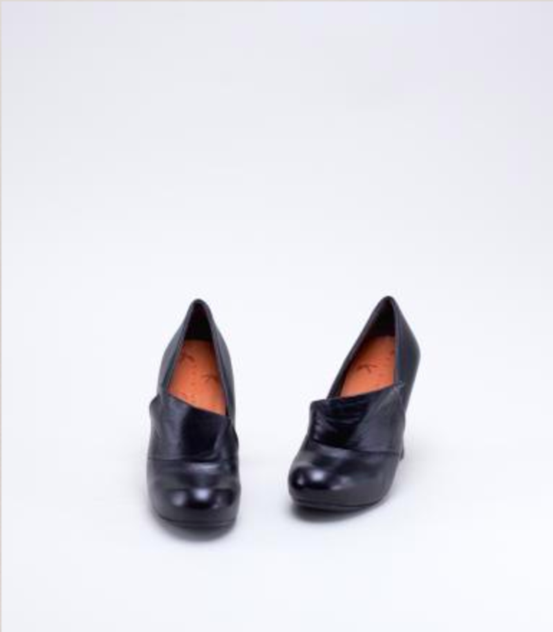 GQ649◇CHIE MIHARA : ASHIRA ヒールパンプス◇35◇黒 定価