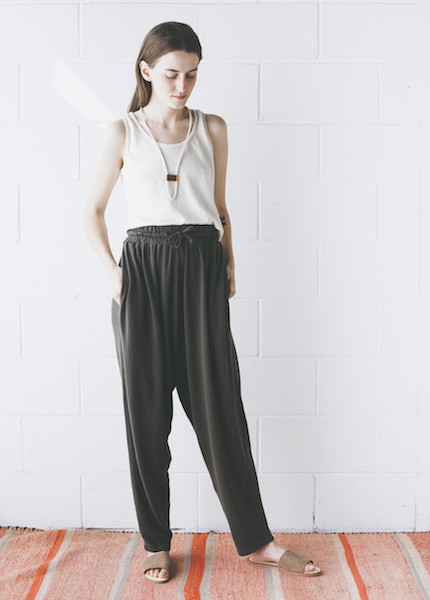 Black Crane - Jersey Pant in Charcoal Black Crane - Jersey Pant in Charcoal