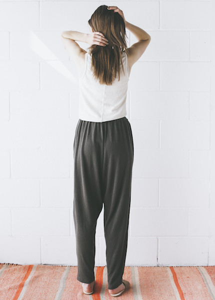 Black Crane - Jersey Pant in Charcoal Black Crane - Jersey Pant in Charcoal