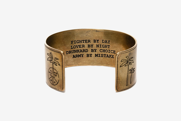Kapital Shunga Bangle - Brass | Garmentory