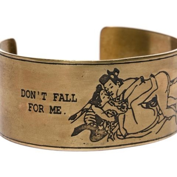 Kapital Shunga Bangle - Brass | Garmentory