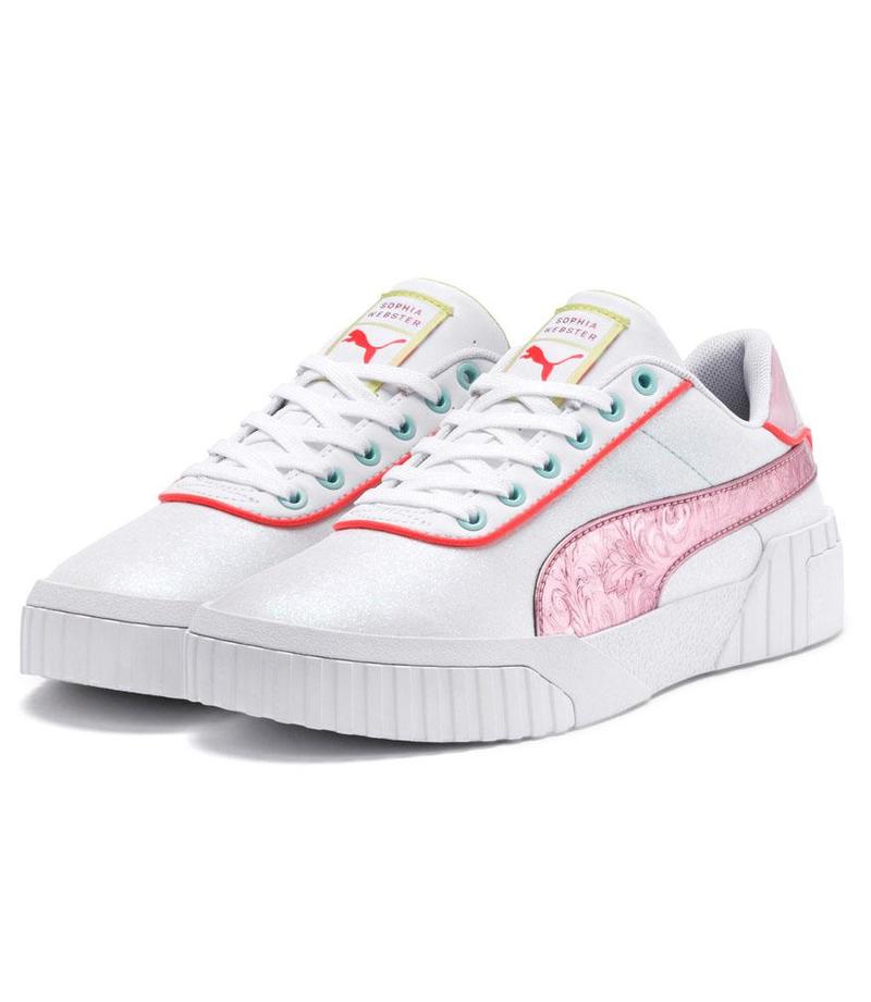 Puma x Sophia Webster Cali Sneaker White/Pink Garmentory