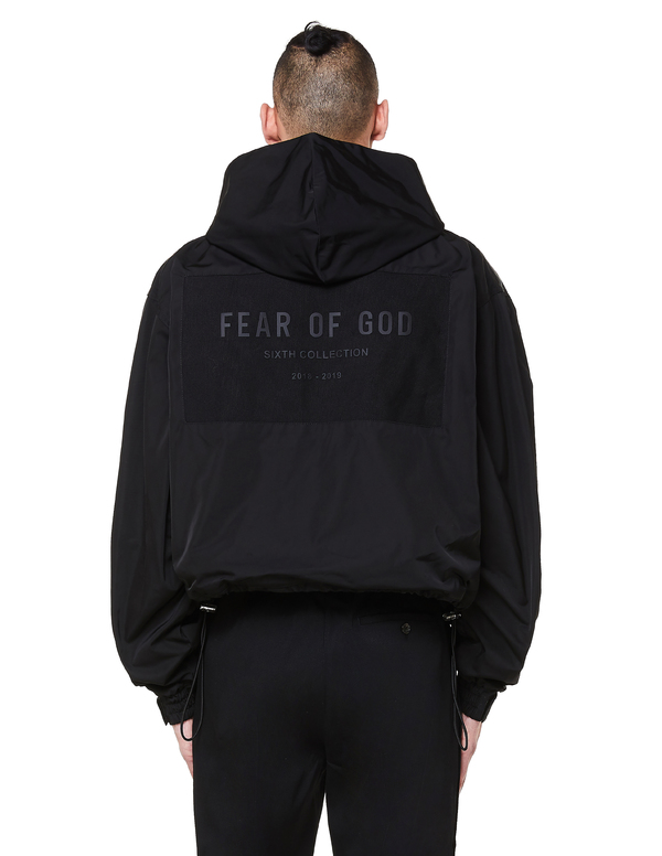 Fear of God Black Nylon Logo Jacket - Black | Garmentory