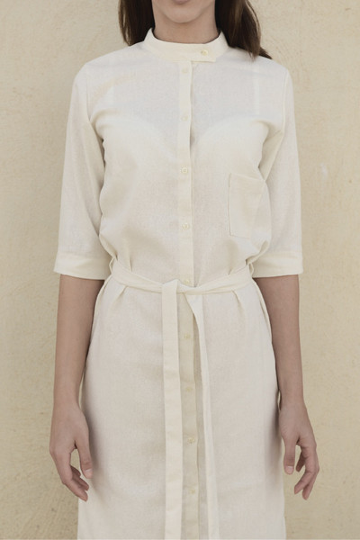 Signe Raw Silk Shirt Dress Signe Raw Silk Shirt Dress