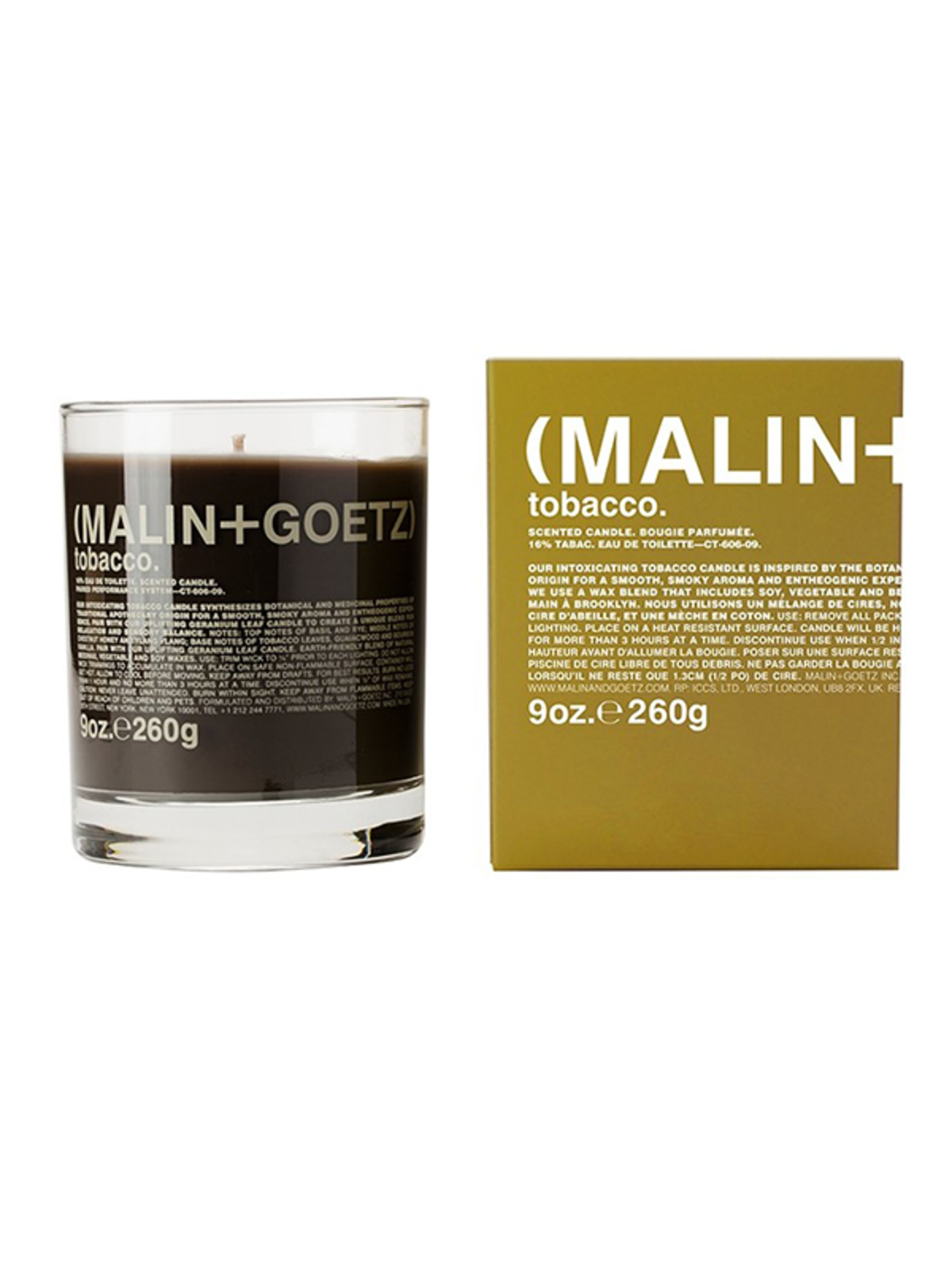 malin and goetz tobacco candle MALIN+GOETZ TOBACCO CANDLE