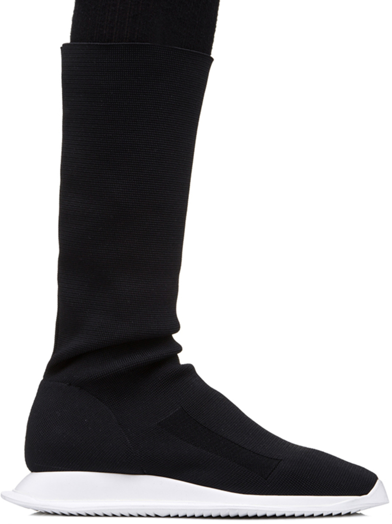 Rick Drkshdw Runner Rick Owens DRKSHDW STRETCH SOCK RUNNER BLACK