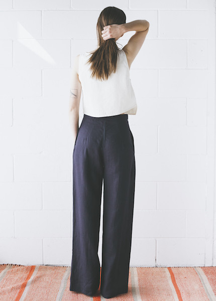 Sunja Link - Pant in Navy Sunja Link - Pant in Navy