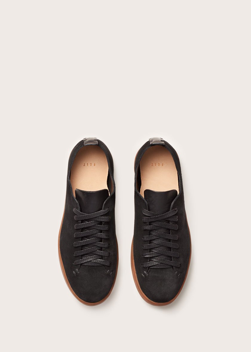 FEIT HAND SEWN LOW LATEX Sneakers - BLACK | Garmentory