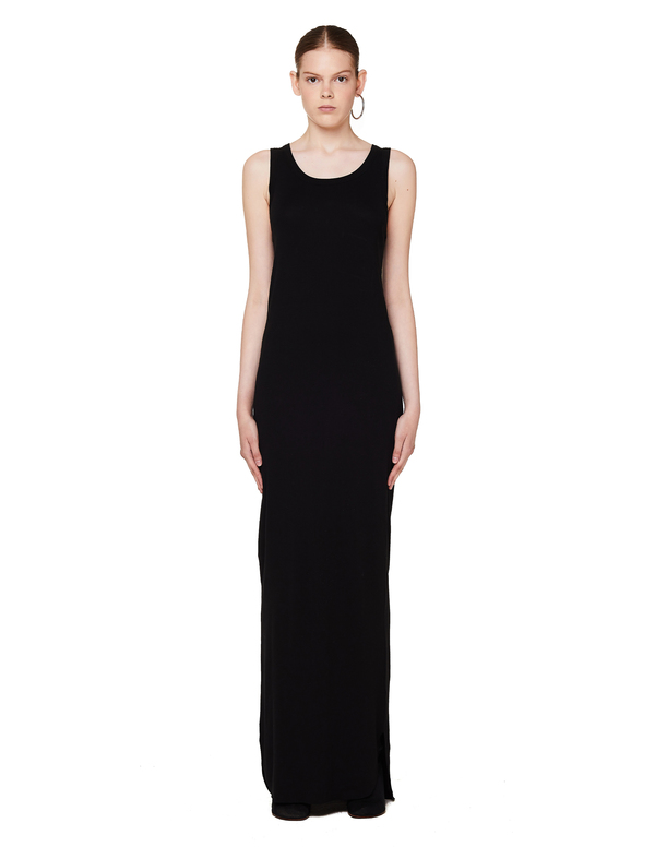 10 drawer dresser black Black Fitted Cutout Maternity Maxi Tank Dress – PinkBlush main image 1