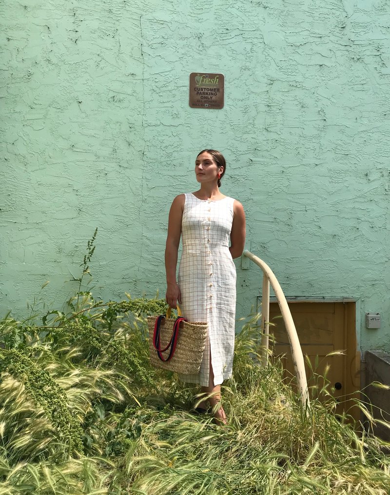 Paloma Wool Galatea Check Dress Garmentory - Main Image