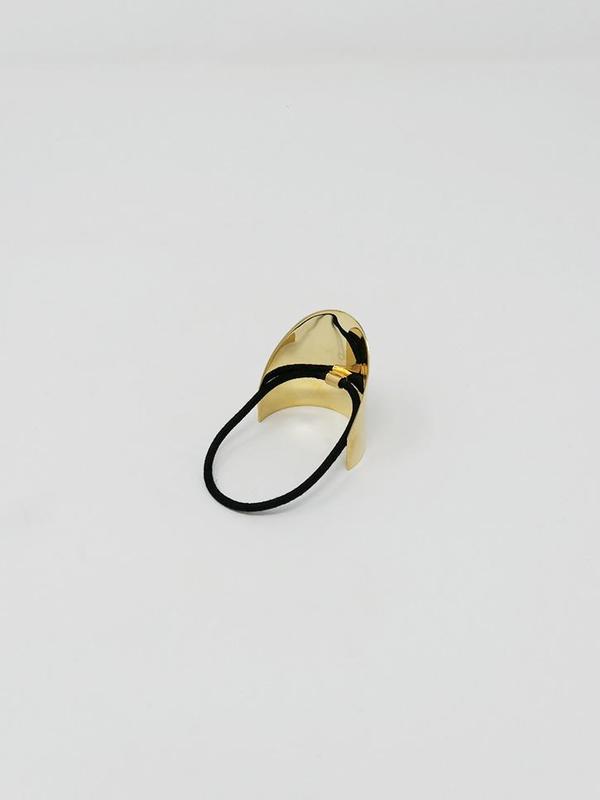 Saskia Diez Oval Hair Tie - Gold Saskia Diez Oval Hair Tie - Gold