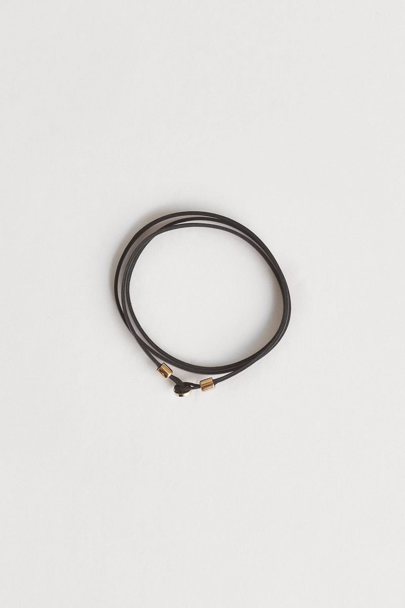 MIANSAI NEXUS WRAP BRACELET Black Garmentory