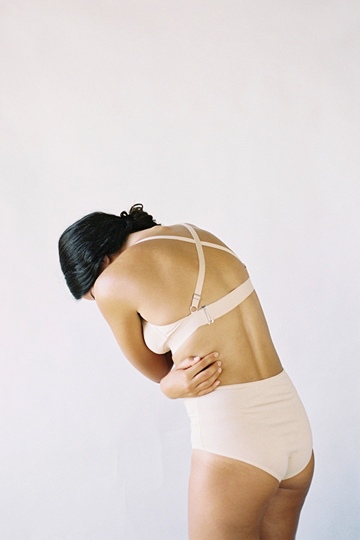 The Nude Label Triangel Crossback Bra- Nude The Nude Label Triangel Crossback Bra- Nude