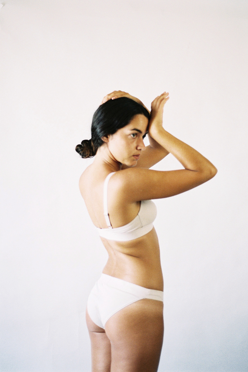 The Nude Label Sporty Bra- Off White The Nude Label Sporty Bra- Off White