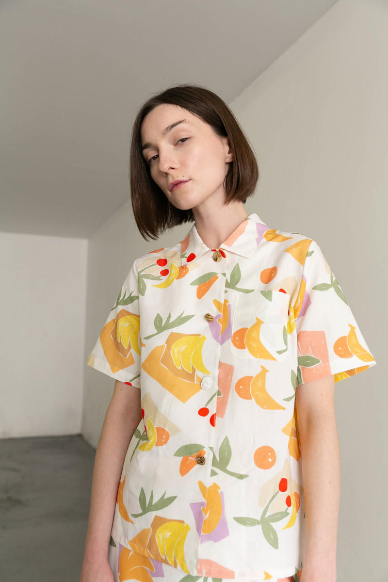 REJINA PYO MILA SHIRT - PRINT FRUIT | Garmentory
