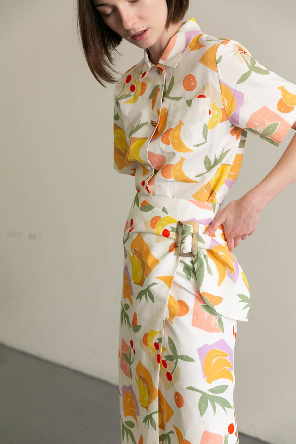 REJINA PYO ROBIN SKIRT - PRINT FRUIT REJINA PYO ROBIN SKIRT - PRINT FRUIT