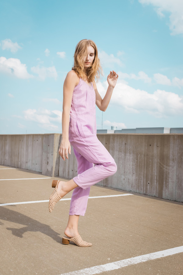 lavender boiler suit