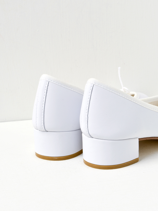Repetto Camille Calfskin Ballerinas - Blanc | Garmentory