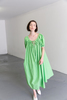 SAYAKA DAVIS OFF SHOULDER BACK DRESS - LIME - Thumbnail 4