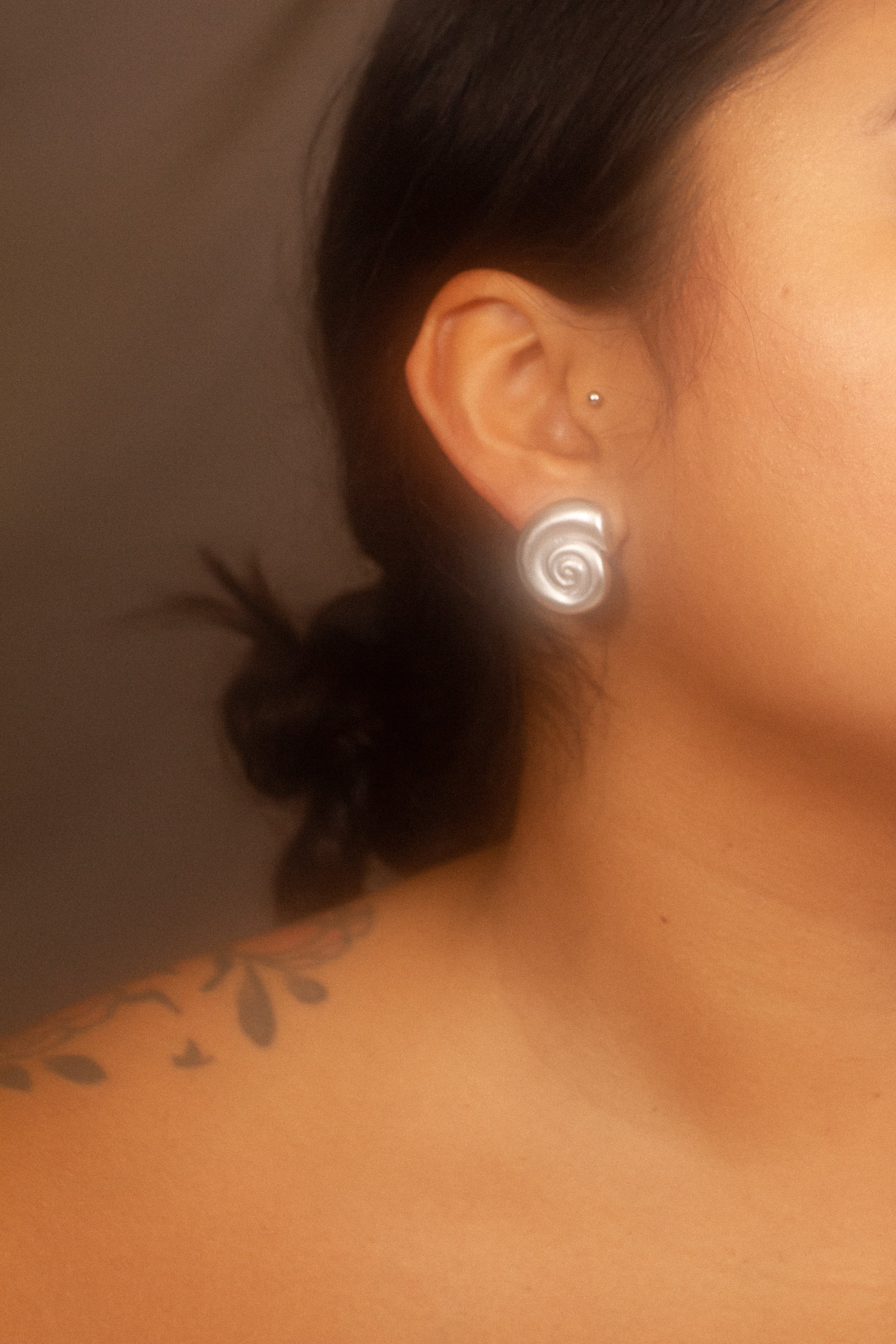 Leigh Miller Nautilus Studs Sterling Silver Garmentory Leigh Miller Nautilus Studs Sterling Silver Garmentory